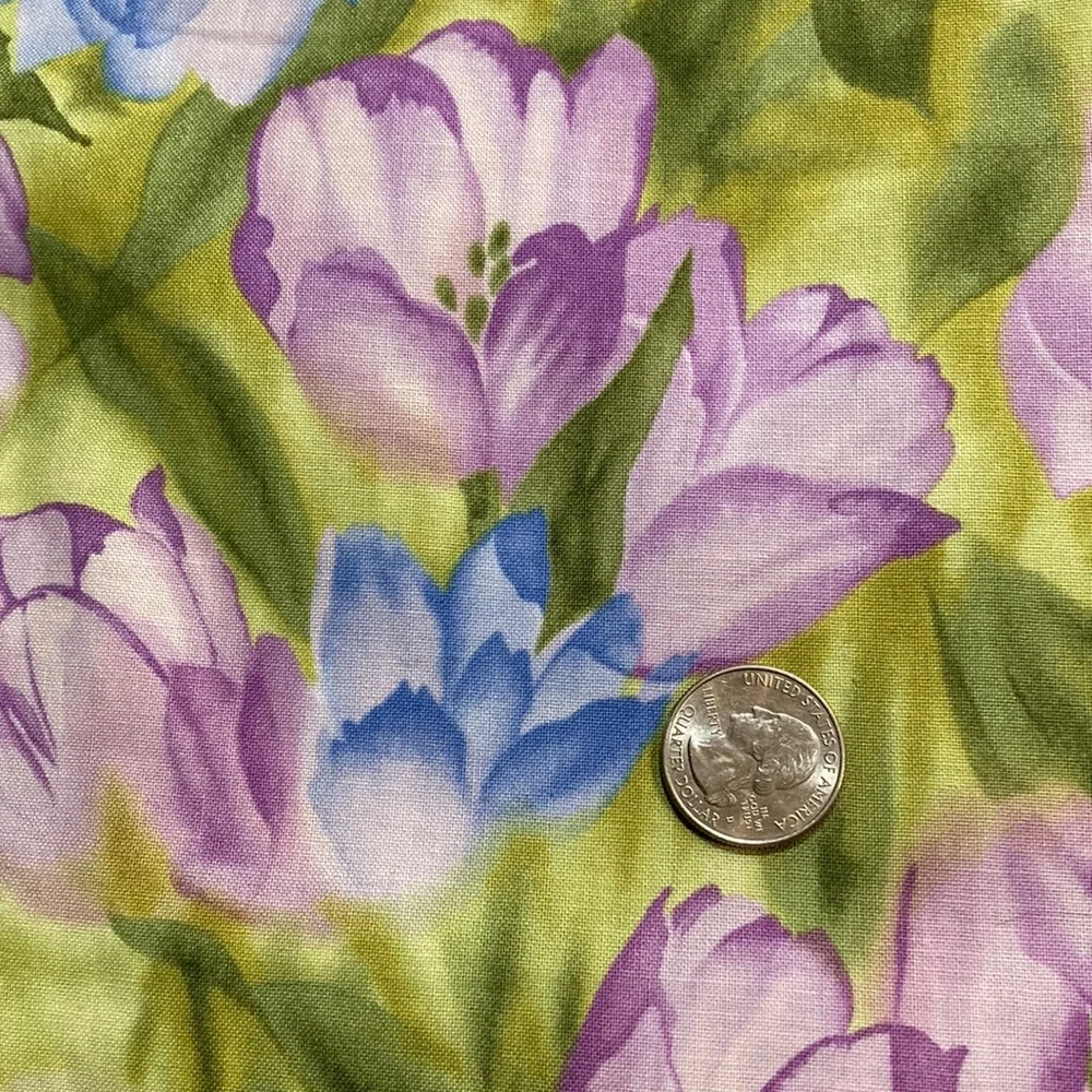 Robert Kaufman ‘Watercolor Meadows’ #5290 Fabric - Picture 5 of 7